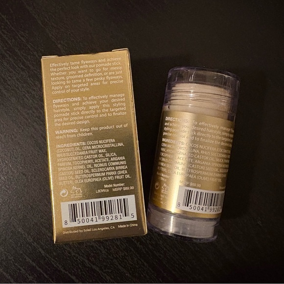 SOLEIL Pomade Hair Stick Smooths Moisturizes Tames Frizz Full Size Product - Picture 5 of 5